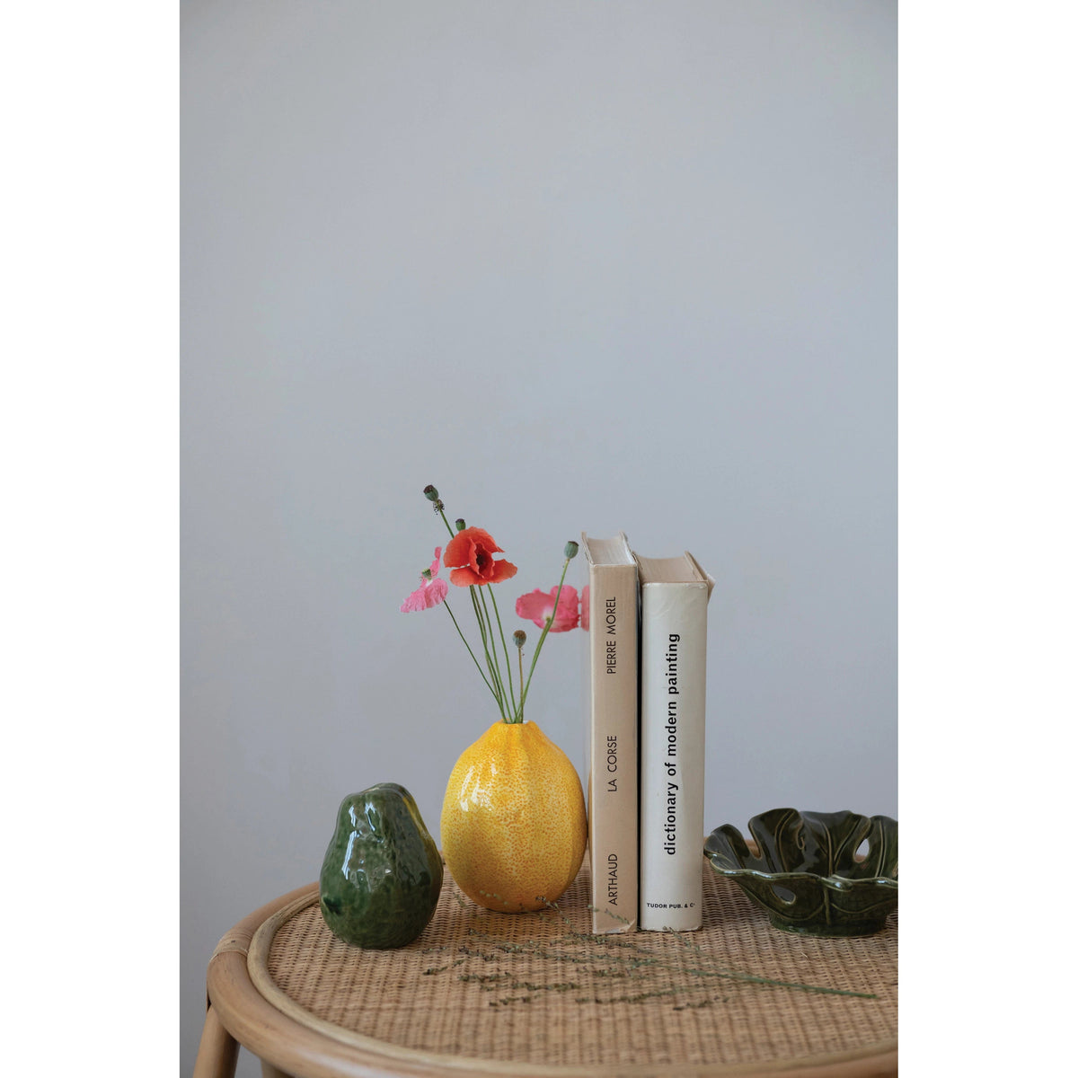 Creative Co-Op Creative Co-op Stoneware Avocado Vase - Little Miss Muffin Children & Home