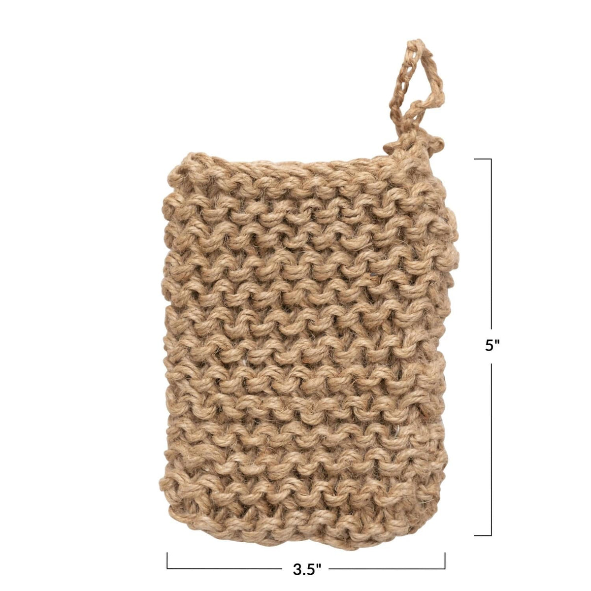 Creative Co-Op Creative Co-op Jute Crocheted Body Scrubber Soap Holder - Little Miss Muffin Children & Home