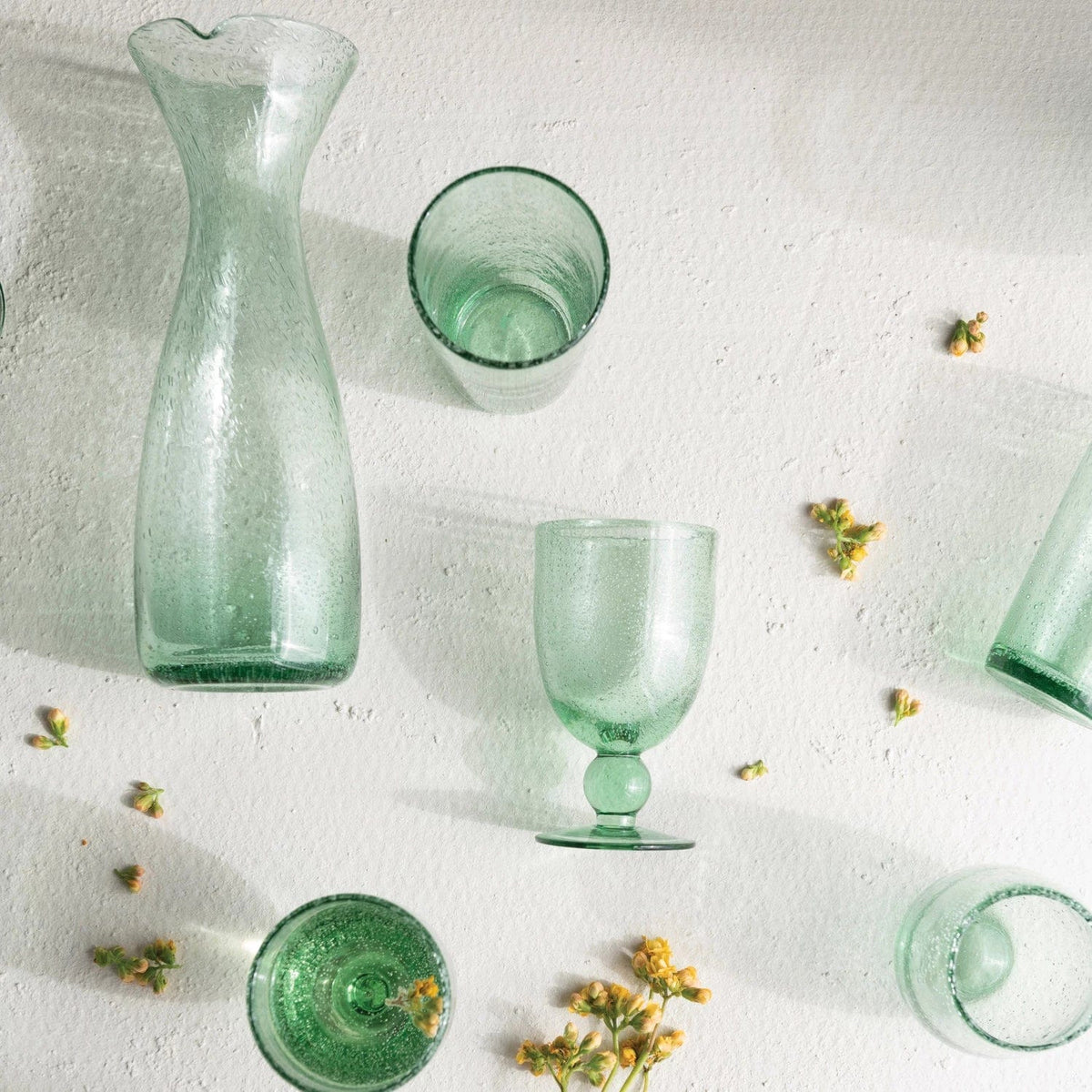 Creative Co-Op Creative Co-op Bubble Glass Decanter - Little Miss Muffin Children & Home