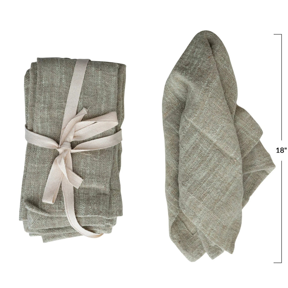 Creative Co-Op Creative Co-op Woven Cotton & Linen Slub Napkins Set of 4 - Little Miss Muffin Children & Home