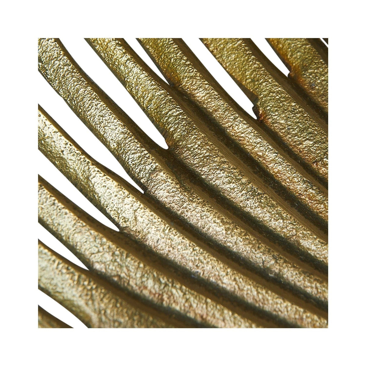 Creative Co-op Creative Co-op Decorative Cast Aluminum Palm Frond Tray, Antique Brass Finish - Little Miss Muffin Children & Home