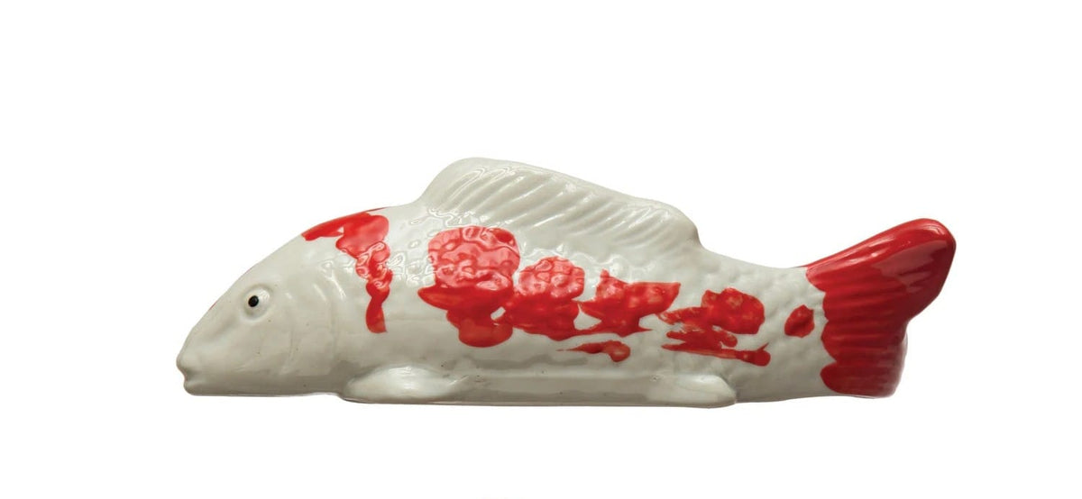 Stoneware 8" Floating Fish, 2 Styles Available