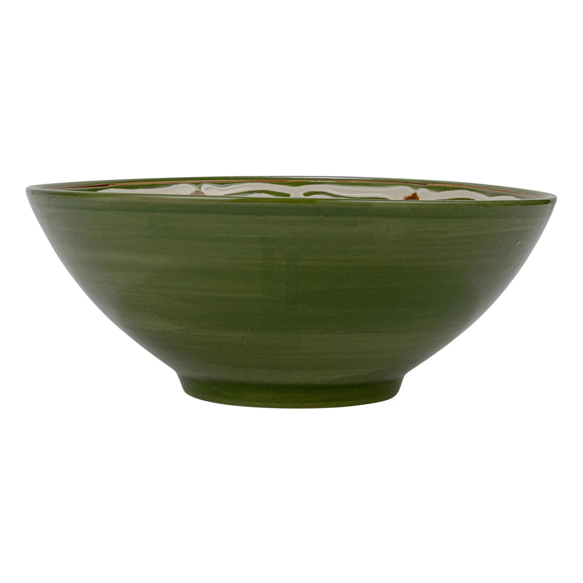 Creative Co-Op Creative Co-op Hand-Painted Stoneware Serving Bowl - Little Miss Muffin Children & Home