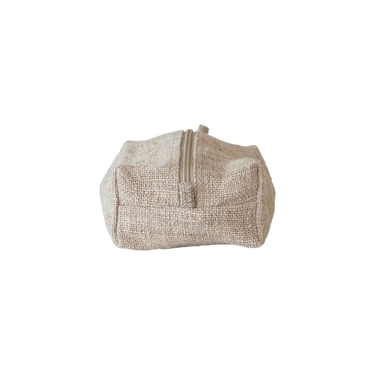 Creative Co-Op Creative Co-op Woven Hemp Fiber Zip Pouch with Cotton Lining - Little Miss Muffin Children & Home