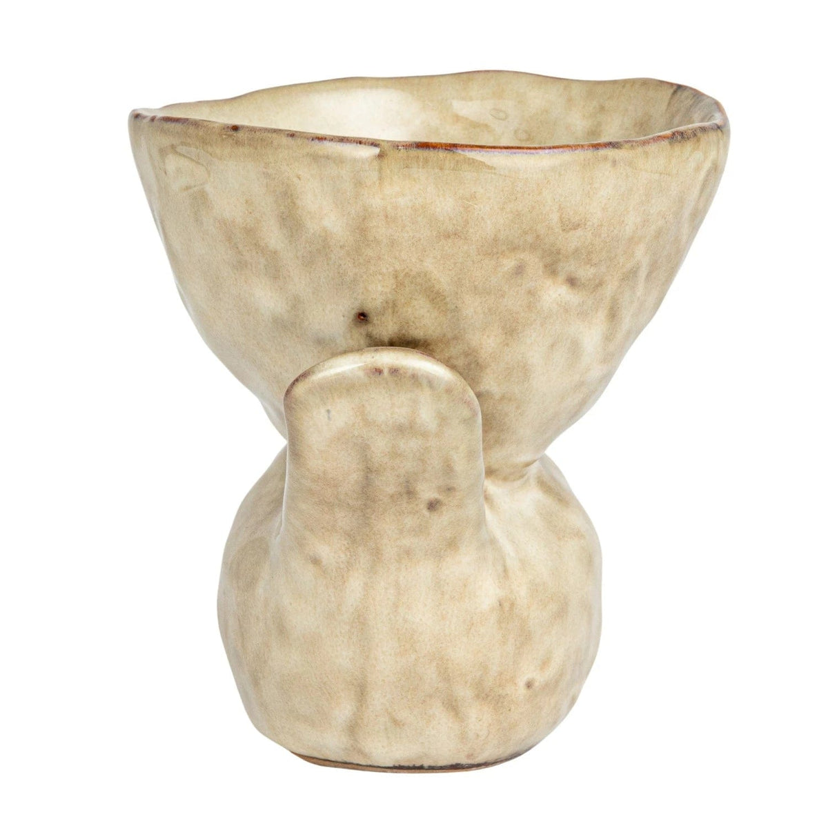Creative Co-op Creative Co-op Cream Color Stoneware Bird with Bowl (Each One Will Vary) - Little Miss Muffin Children & Home