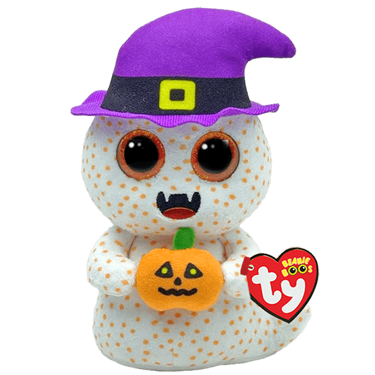 Ty Inc Flicker Ghost with Hat, 6" - Little Miss Muffin Children & Home