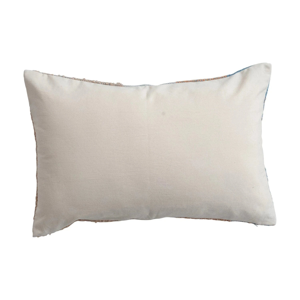 Creative Co-op Woven Fabric Indoor/Outdoor Lumbar Pillow with Tufting & Embroidery - Little Miss Muffin Children & Home