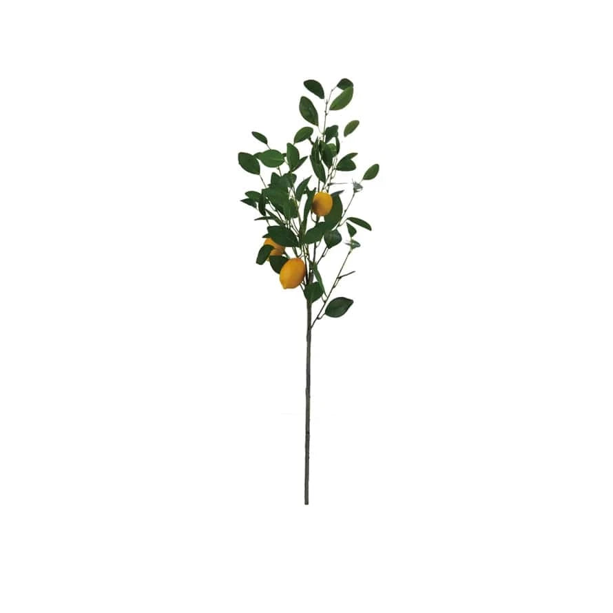 faux lemon tree branch