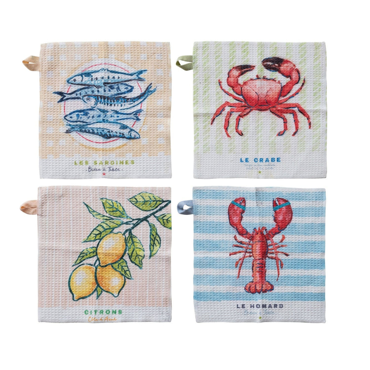 Printed Recycled Microfiber Dish Cloth, 4 Available Styles