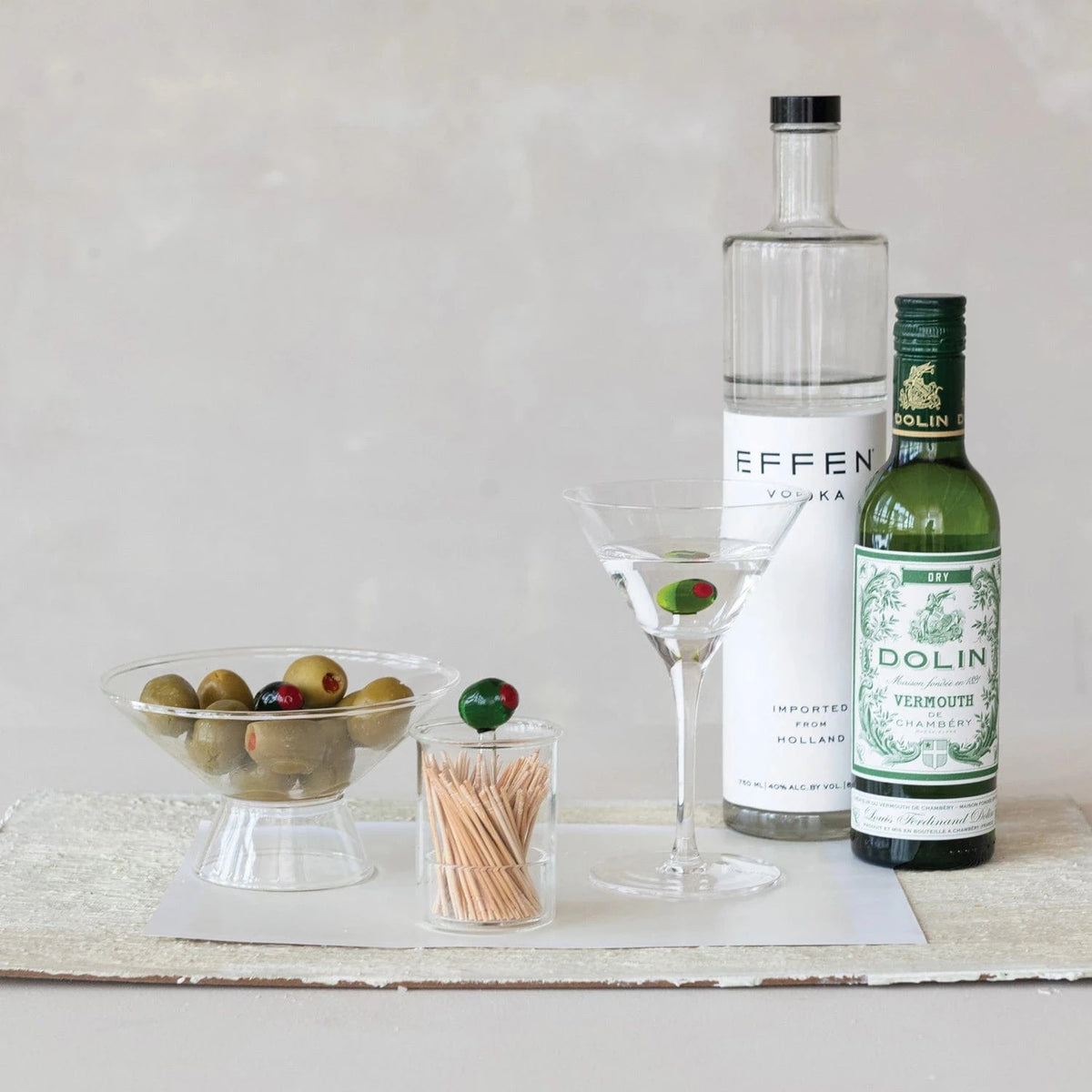 olive toothpick holder
