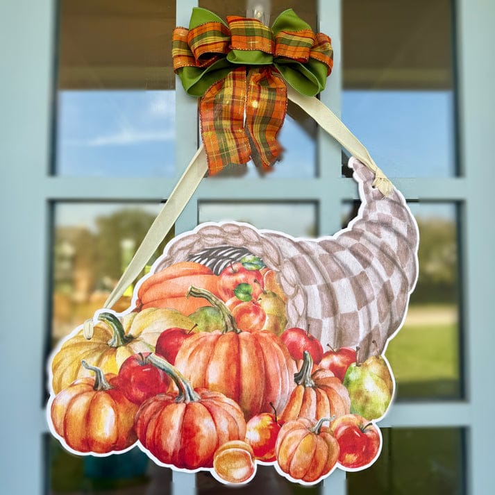 fall pumpkin door hanger