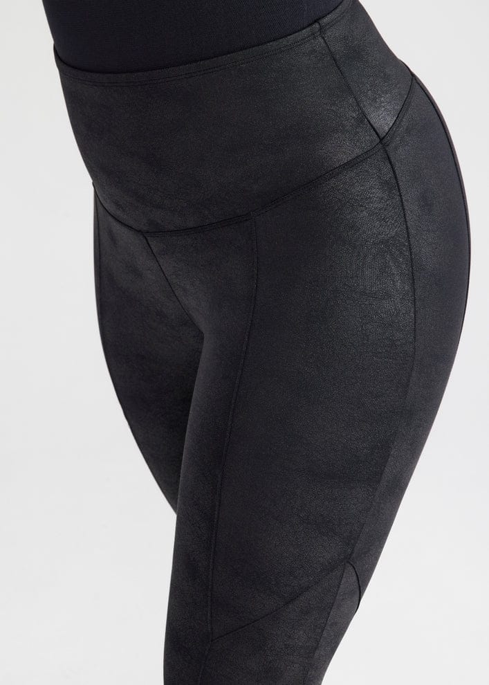 Yummie Stretch and Shine Faux Leather Shaping Legging Little