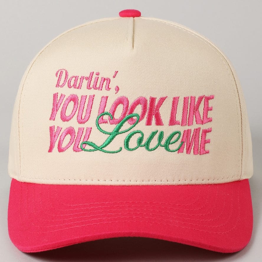 Fashion City Fashion City You Look Like You Love Me Embroidery Trucker Hat - Little Miss Muffin Children & Home