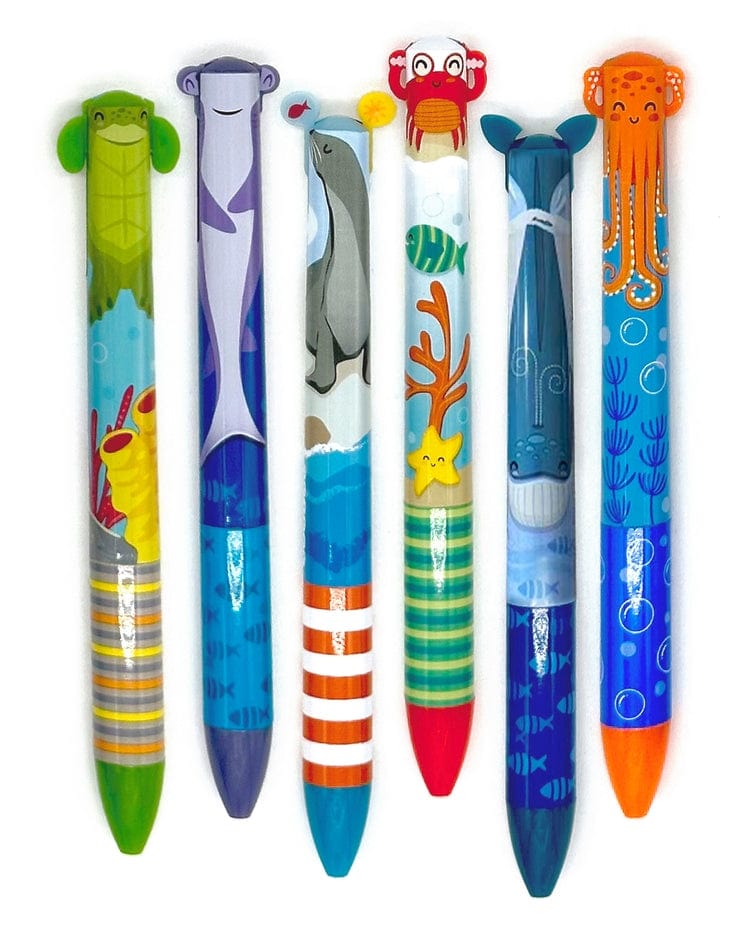 SNIFTY Scented Products Snifty Twice As Nice Sea Life 2 Color Click Pen - Little Miss Muffin Children & Home