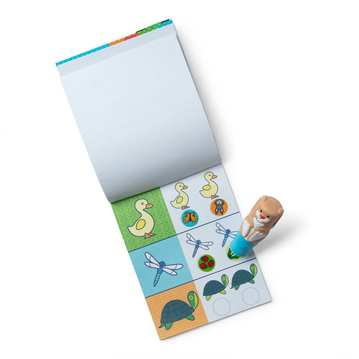 Melissa & Doug Melissa & Doug Sticker WOW! Activity Pad & Sticker Stamper - Bunny - Little Miss Muffin Children & Home
