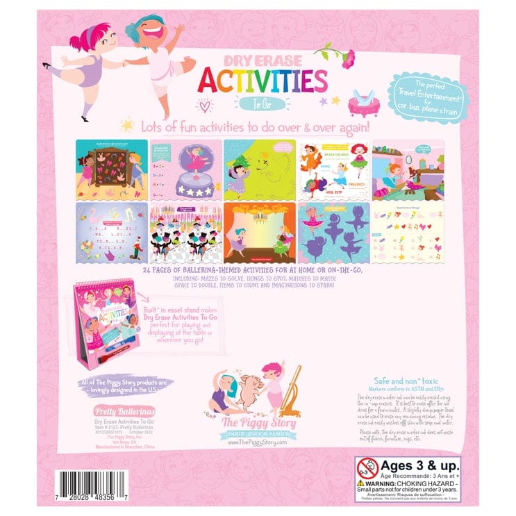 The Piggy Story The Piggy Story Dry Erase Activities To Go Pretty Ballerinas - Little Miss Muffin Children & Home