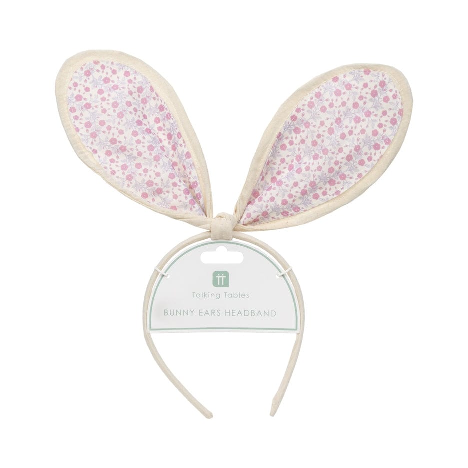 Talking Tables Talking Tables Floral Bunny Ears Easter Headband - Little Miss Muffin Children & Home
