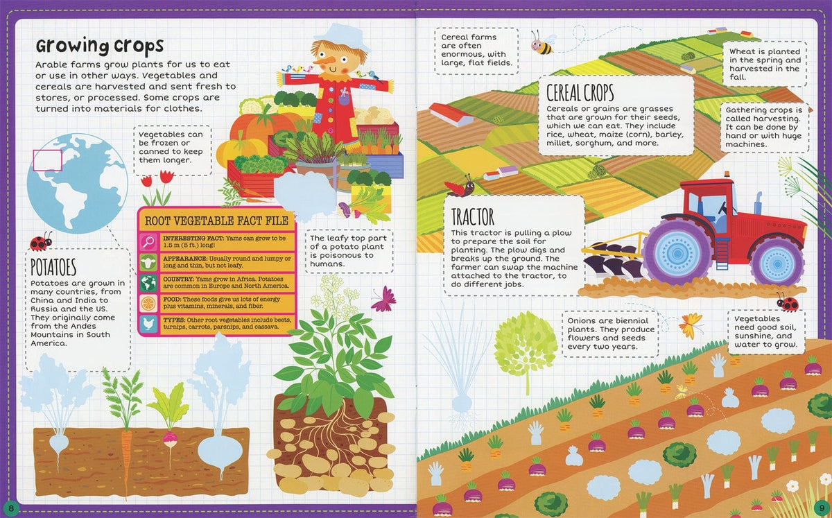 EDC Publishing Farm, Sticker Facts - Little Miss Muffin Children & Home