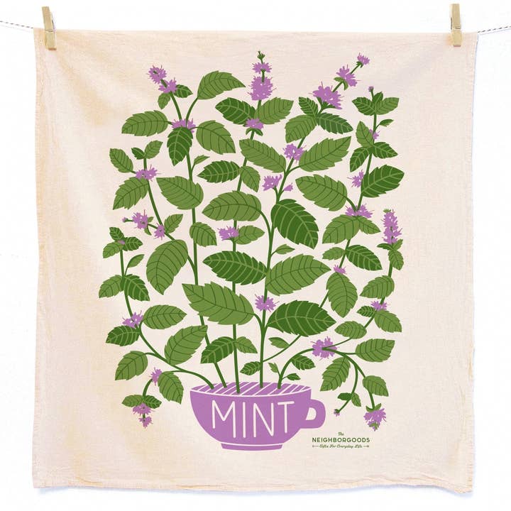 Mint & Melon Tea Towel Gift Set