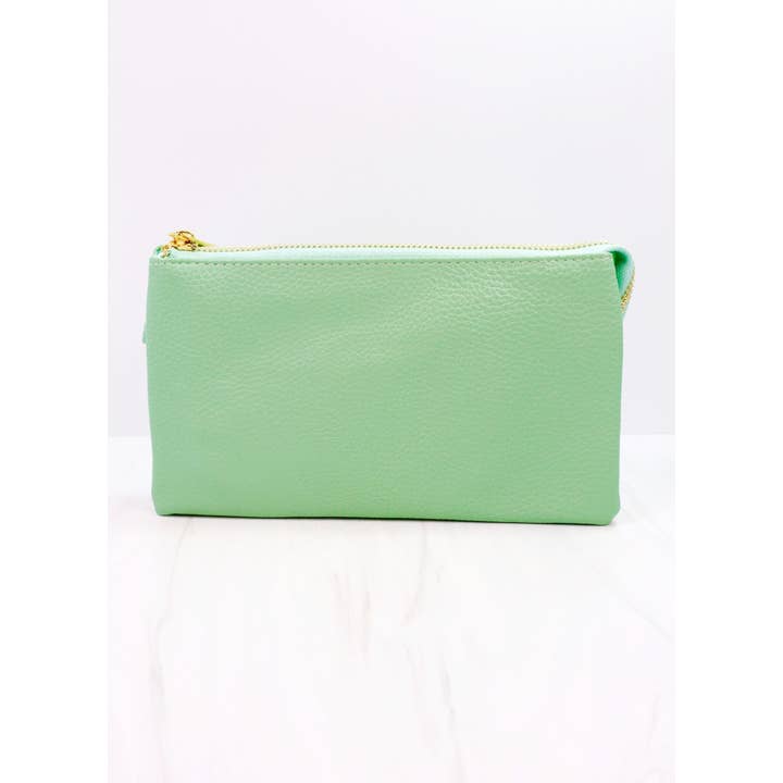 Caroline Hill Caroline Hill Liz Crossbody Bag in Mint - Little Miss Muffin Children & Home