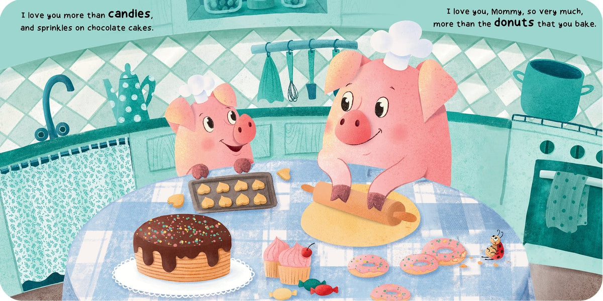 Little Hippo Books I Love You Mommy ABC - Little Miss Muffin Children & Home