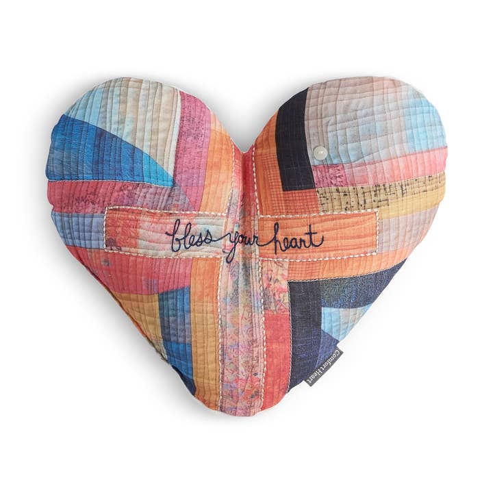 Bless Your Heart Weighted Quilt Pocket Pillow