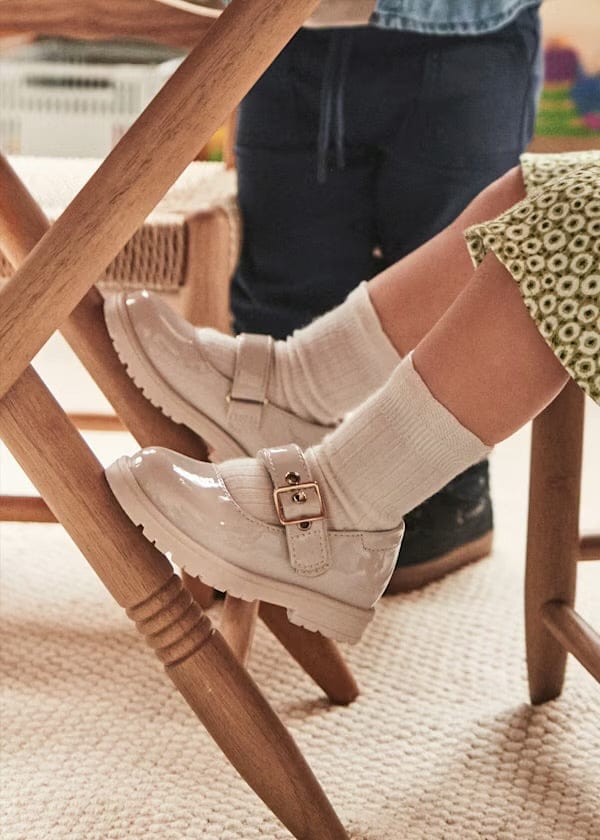 little girls cream mary janes