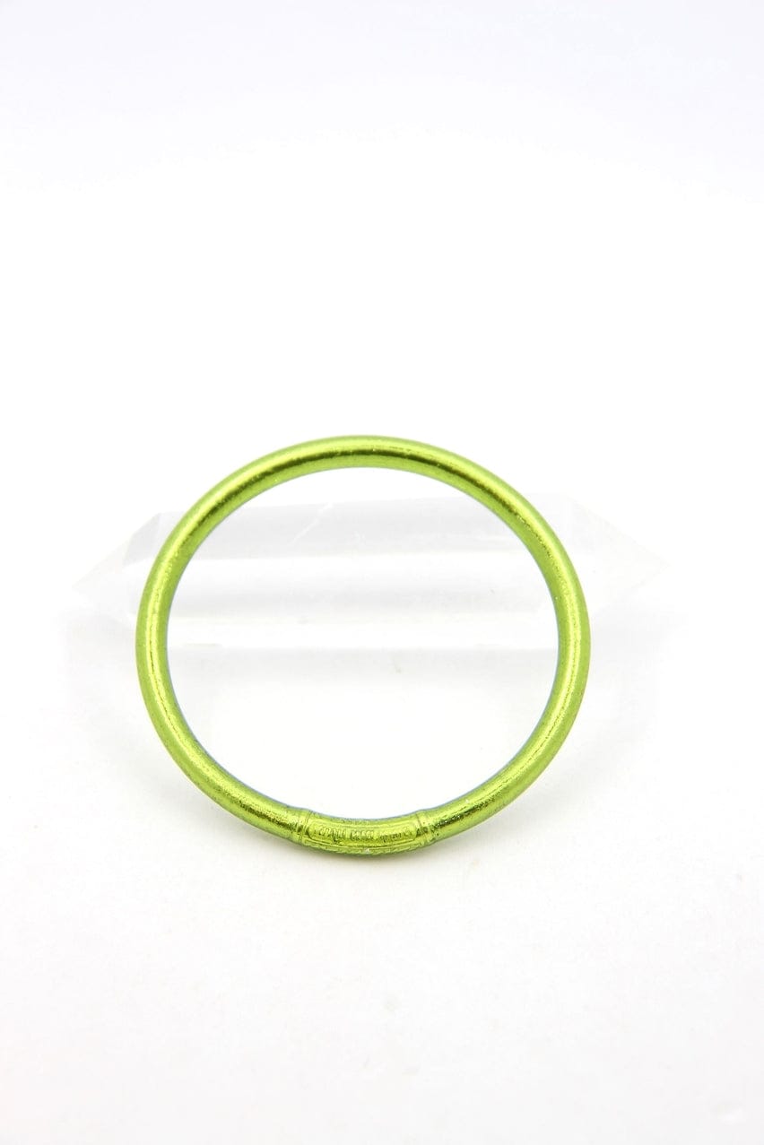 Single Rainbow Thai Buddhist Temple Bracelet, Mantra Bangle, Banana Leaf