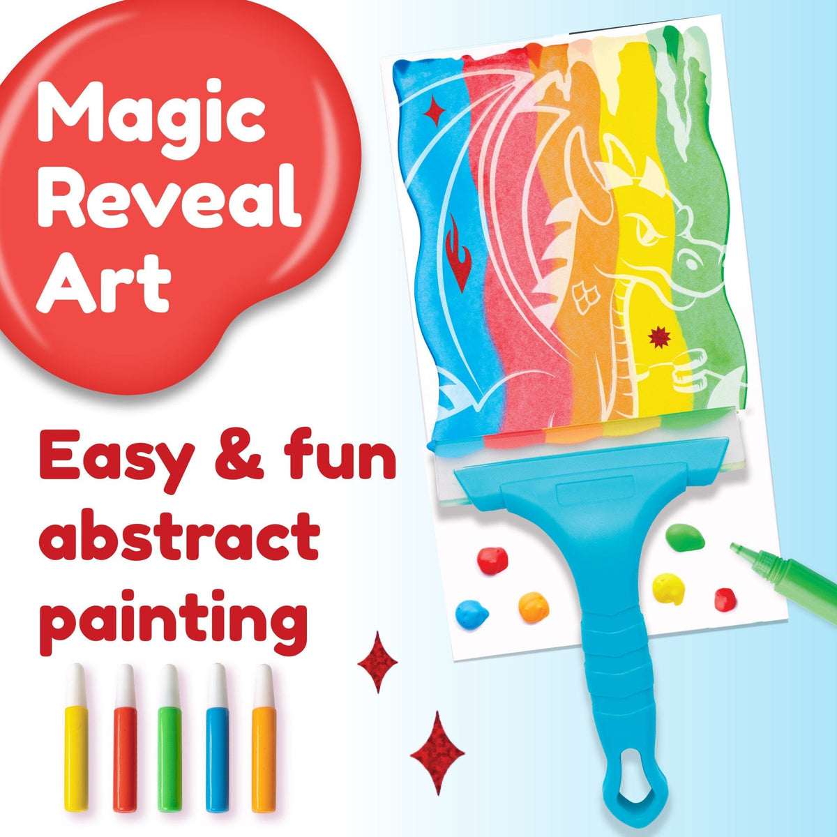 Faber Castell Faber Castell Magic Reveal Squeegee Art Dragon - Little Miss Muffin Children & Home