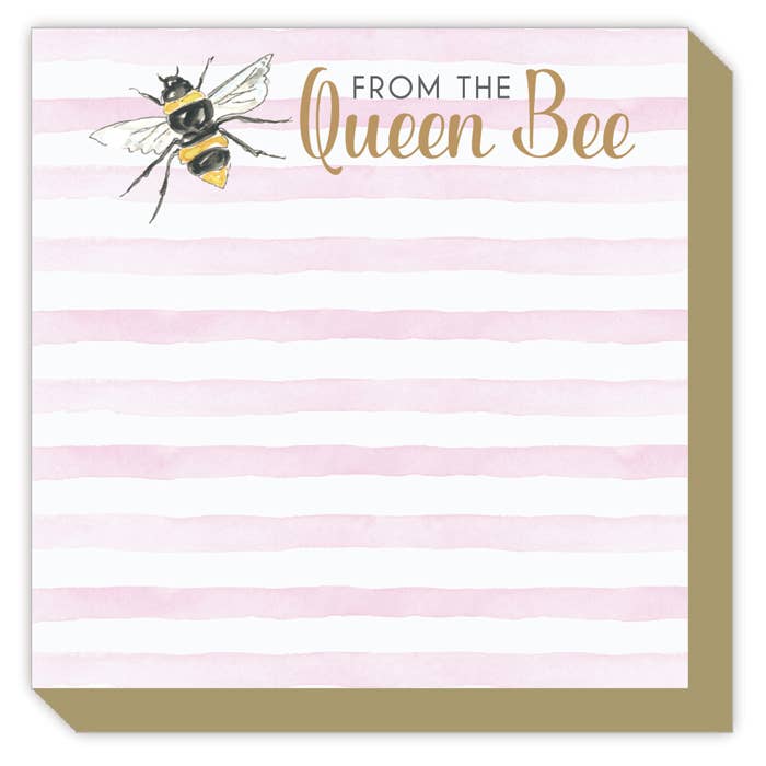 RosanneBeck Collections Queen Bee Luxe Notepad - Little Miss Muffin Children & Home