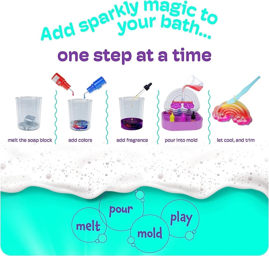 Dan&Darci Dan&Darci Unicorn Soap Making Kit Make Your Own Soap Kits - Little Miss Muffin Children & Home
