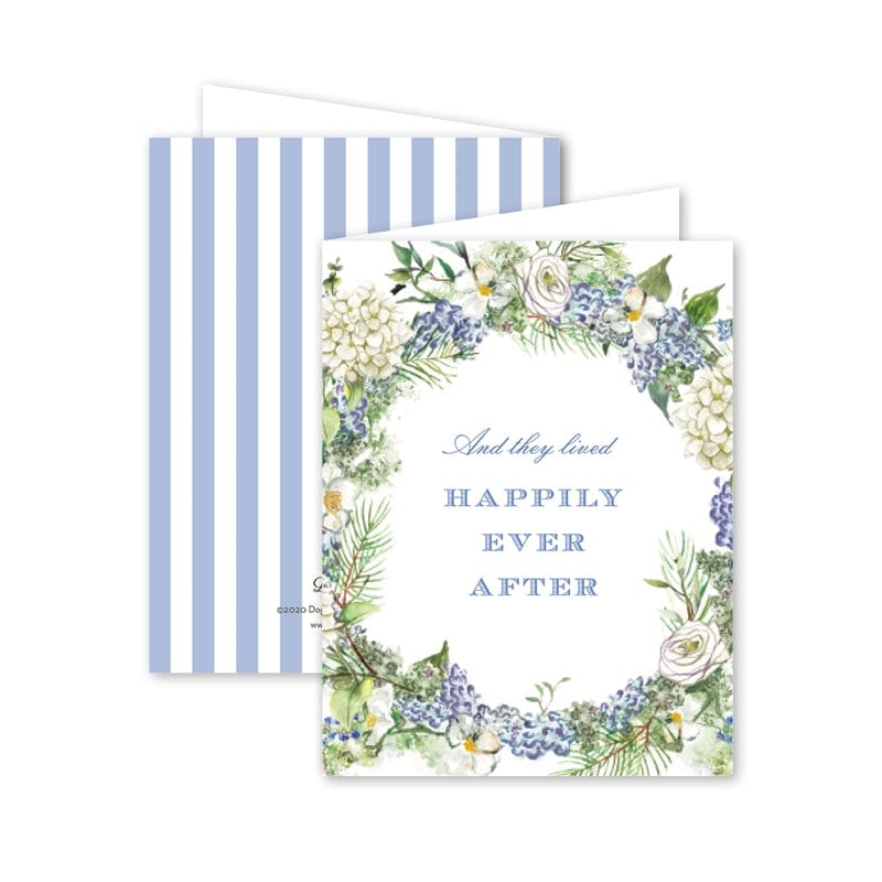 Dogwood Hill Dogwood Hill Blue Hydrangea Wedding Card - Little Miss Muffin Children & Home