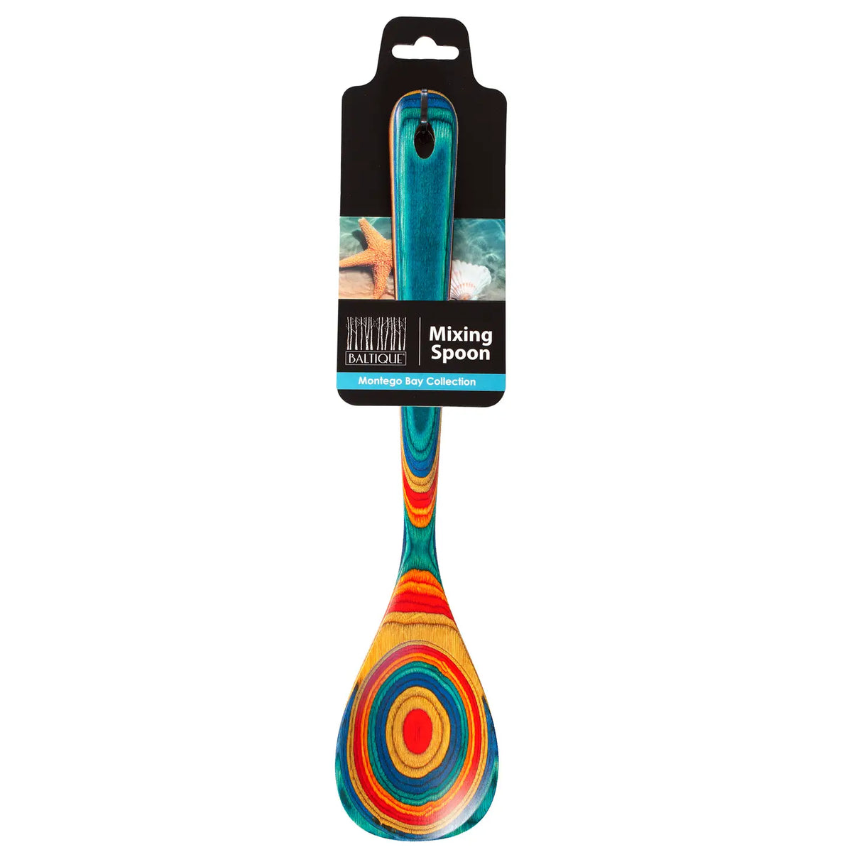 Baltique® Montego Bay Colorful Wooden Cooking Spoon, 12.5"