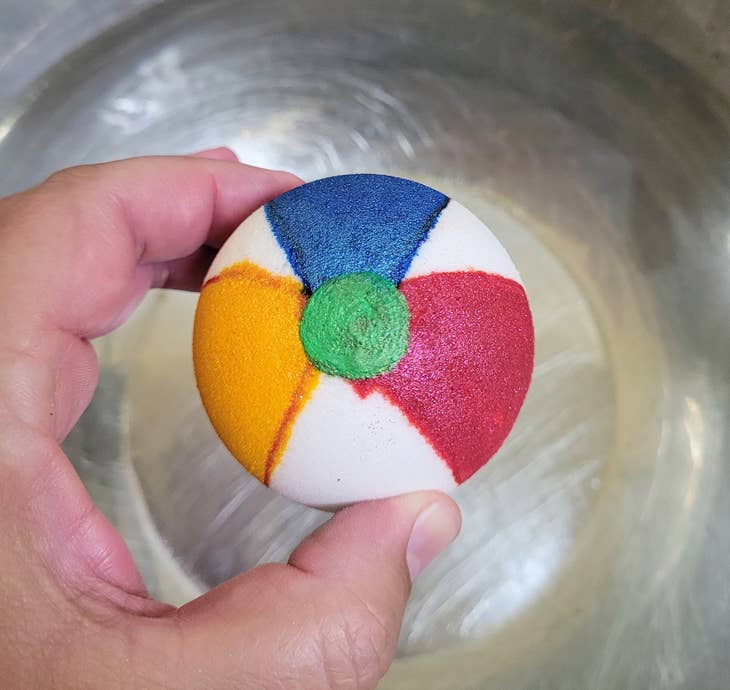 Essentially Nola Having a Ball Bath Bomb beachball