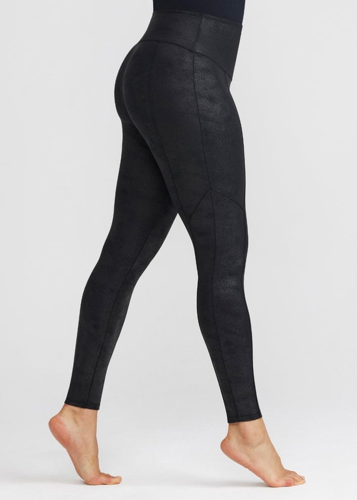 Shaping Leggings Yummie High Waisted Leggings Faux Leather Shaping