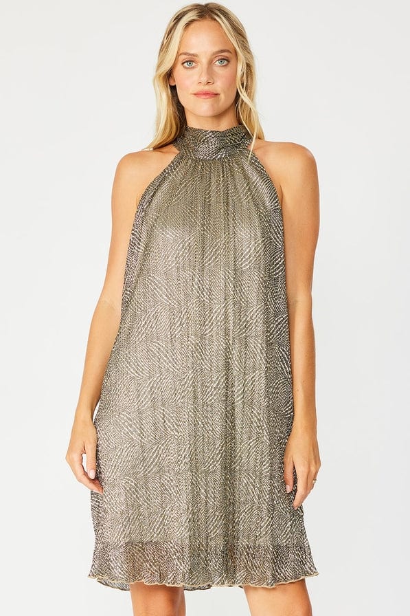 FSL Apparel Halter Neck Swing Dress