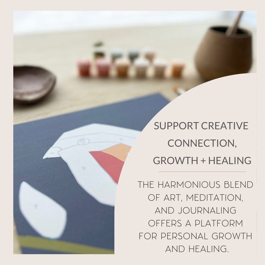 Breathe People Breathe People Lush Tropicals Meditative Art Paint by Numbers Kit + Easel - Little Miss Muffin Children & Home