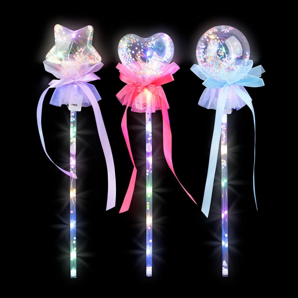 16" Light-Up Beaded Wand Light-Up Toy, 3 Available Colors