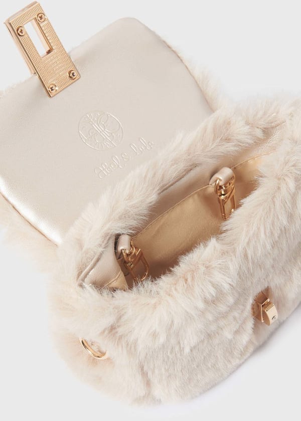 Abel & Lula Abel & Lula Faux Fur Handbag - Little Miss Muffin Children & Home