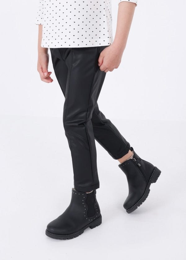 Mayoral Usa Inc Mayoral Faux Leather Leggings - Little Miss Muffin Children & Home
