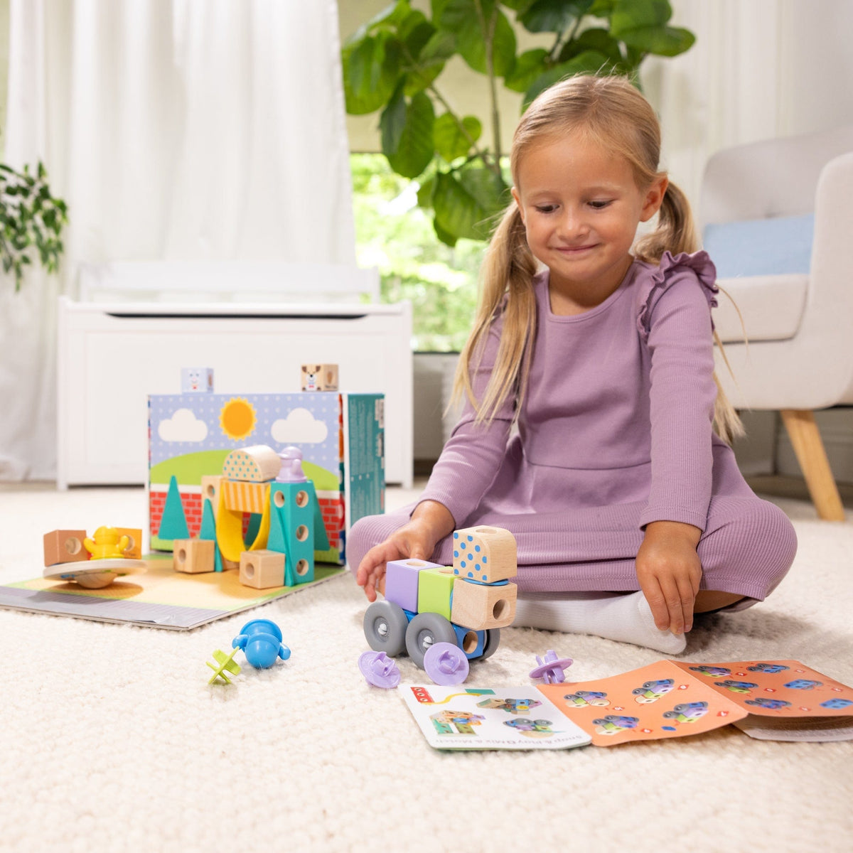 Melissa & Doug Melissa & Doug Blockables Town Play Set - Little Miss Muffin Children & Home