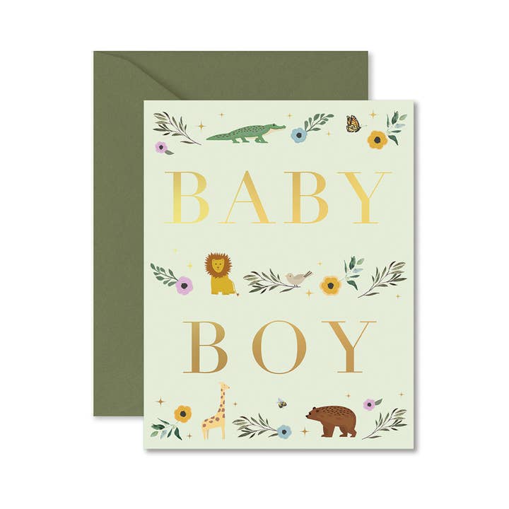 Ginger P Designs Ginger P Designs Baby Boy Storybook Greeting Card - Little Miss Muffin Children & Home