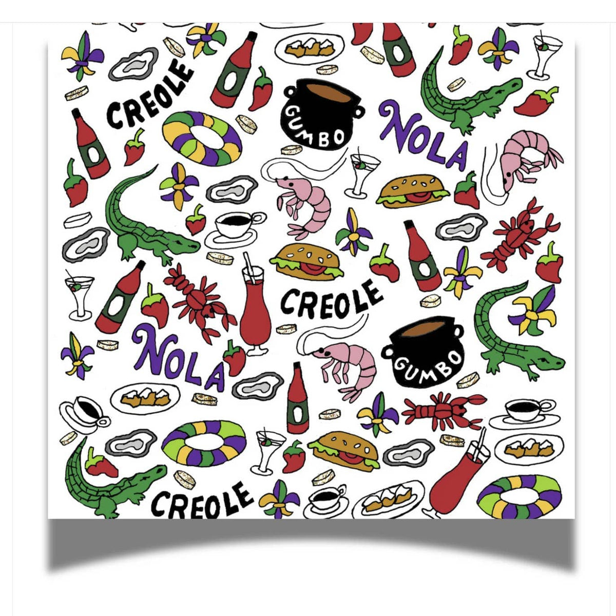 Big Easy NOLA Foods 24ct 3-ply Cocktail Napkins