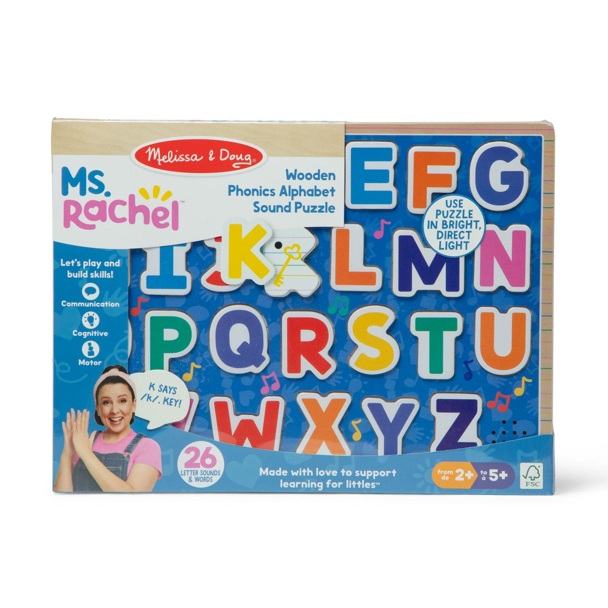 Melissa & Doug Melissa & Doug Ms Rachel Alphabet Phonics Puzzle - Little Miss Muffin Children & Home