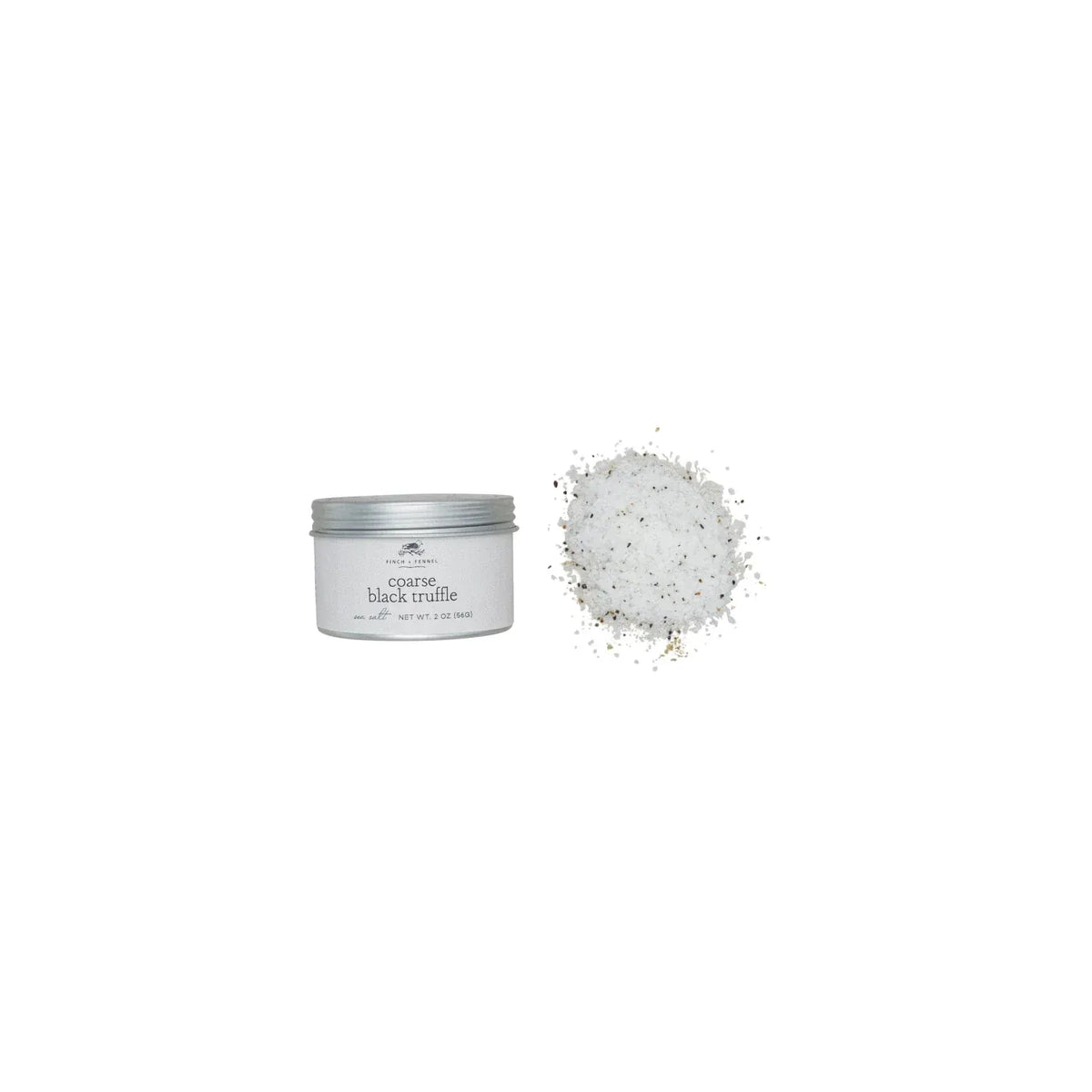 Creative Co-op Coarse Black Truffle Sea Salt by Finch + Fennel - Little Miss Muffin Children & Home