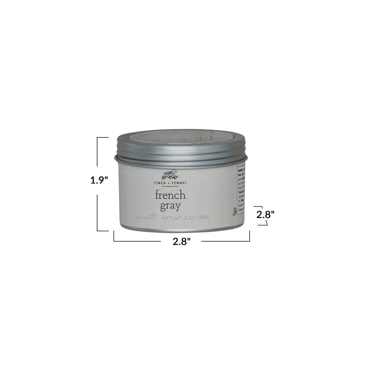 Creative Co-Op Creative Co-op Grey Sea Salt - Little Miss Muffin Children & Home