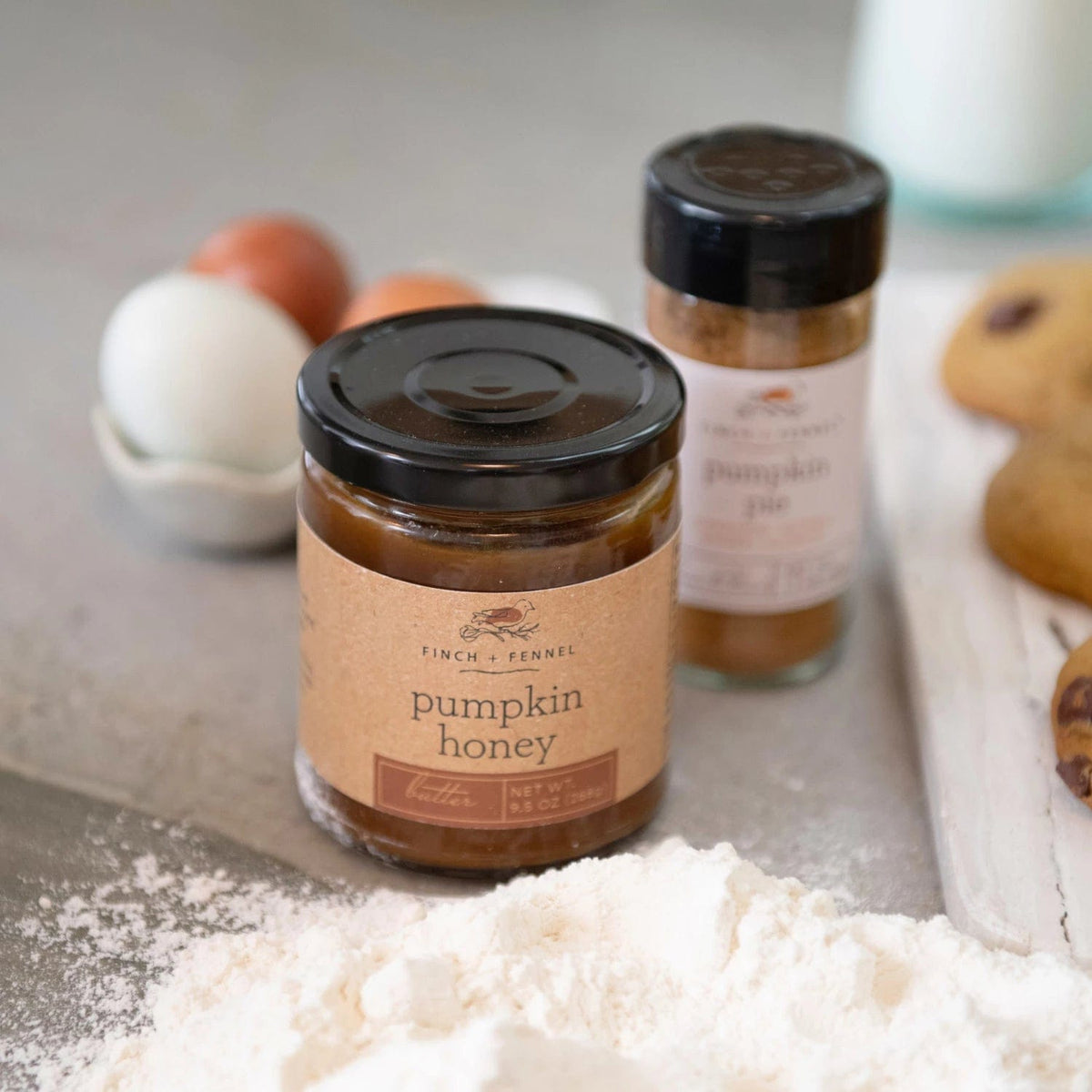 Creative Co-op Creative Co-op Pumpkin Honey Butter, 9.5 oz by Finch + Fennel - Little Miss Muffin Children & Home