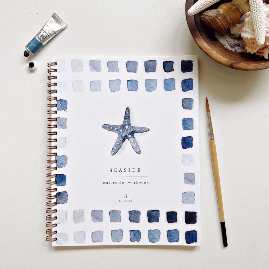 Emily Lex Studio Emily Lex Studio Seaside Watercolor Workbook - Little Miss Muffin Children & Home