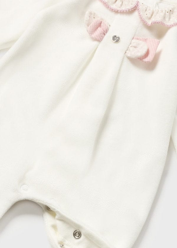 Mayoral Usa Inc Mayoral Footed Velour One-Piece - Little Miss Muffin Children & Home