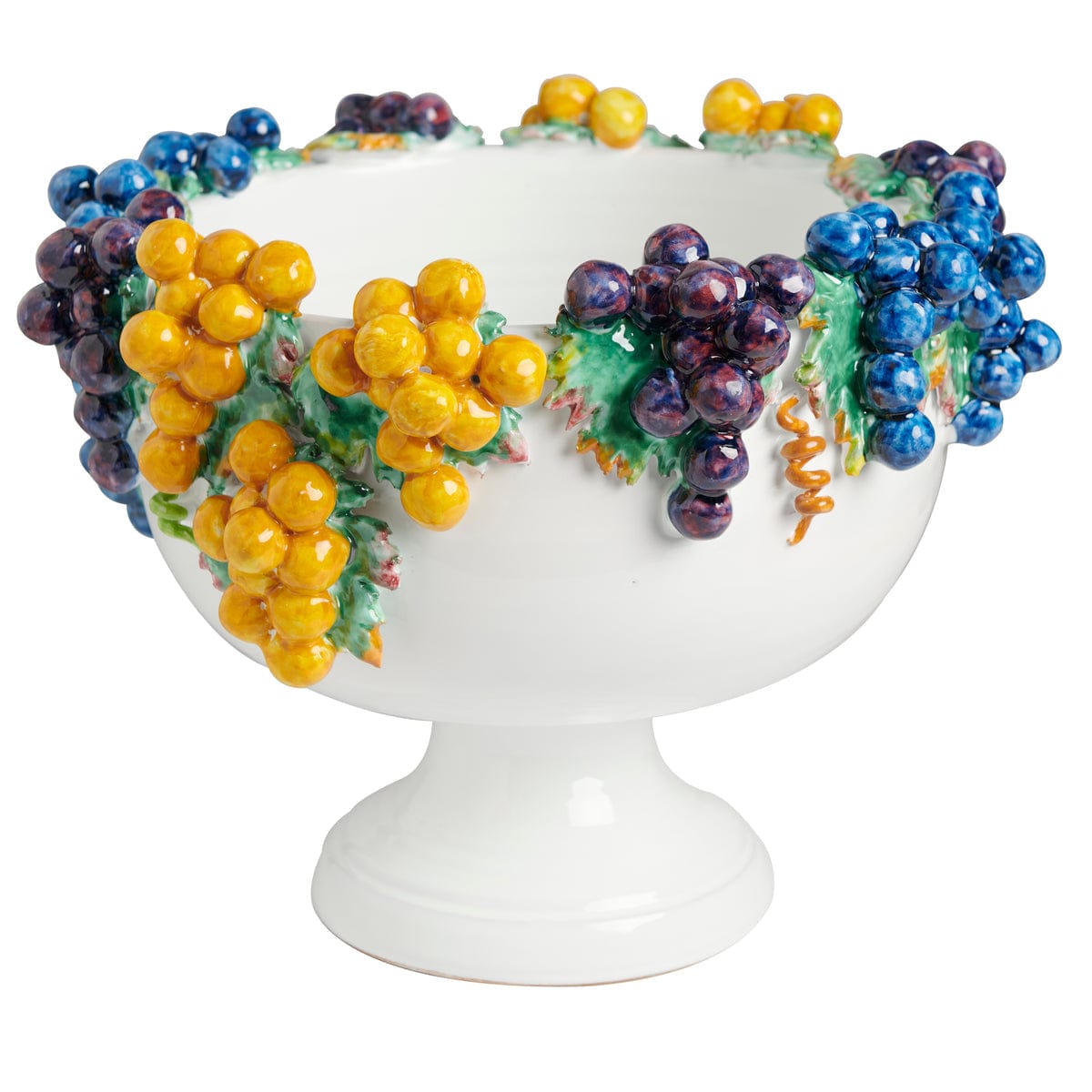 Abigail's Home Decor Abigail's Footed Bowl with Grapes - Little Miss Muffin Children & Home